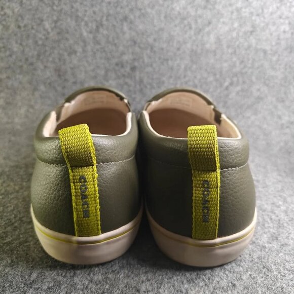 Coach Men’s CA283 Slip-On Skate Sneakers Army Green Size 11.5D | Pre-Owned - Picture 4 of 9